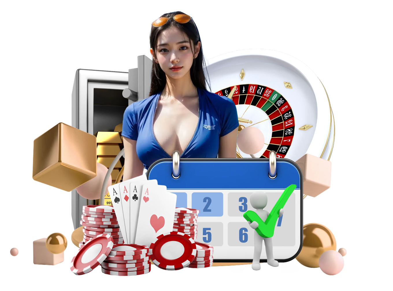 Live blackjack studio with HD camera and dealer at interslot